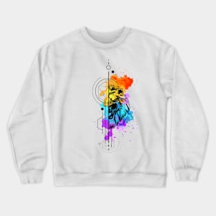 Lion Artwork Logo Crewneck Sweatshirt